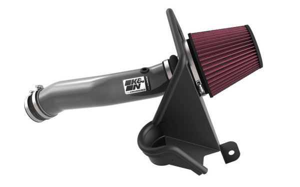 K&N 22-24 Jeep Grand Cherokee L/WL 3.6L V6 Performance Air Intake System - Bull Strap