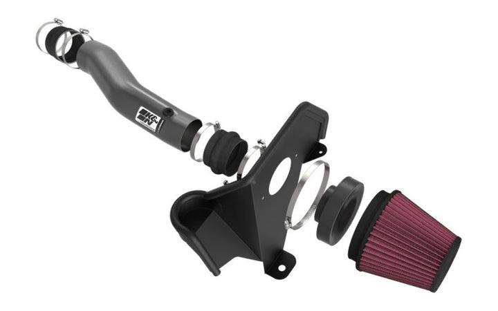 K&N 22-24 Jeep Grand Cherokee L/WL 3.6L V6 Performance Air Intake System - Bull Strap