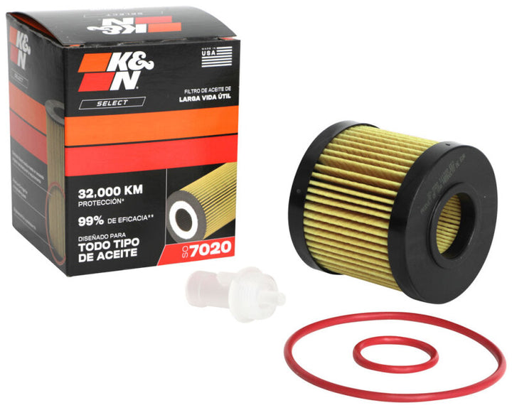 K&N 22+ Lexus ES350 3.5L V6 Oil Filter - Bull Strap