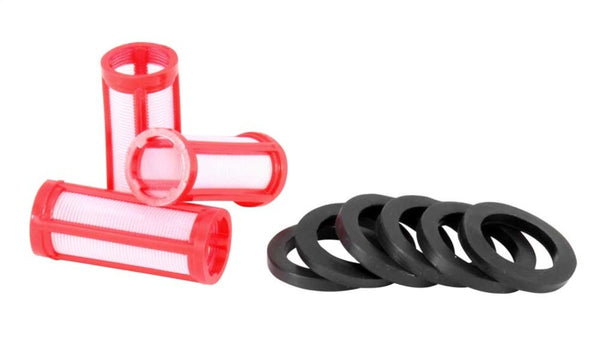 K&N 3.375in Length 1.125in OD Universal Replacement Fuel Filter - Bull Strap