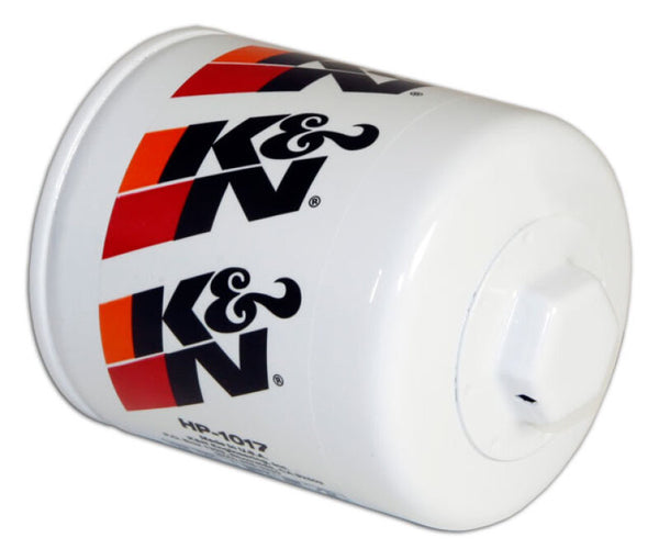 K&N 3.74inch / 2.98 OD Performance Gold Oil Filter - Bull Strap
