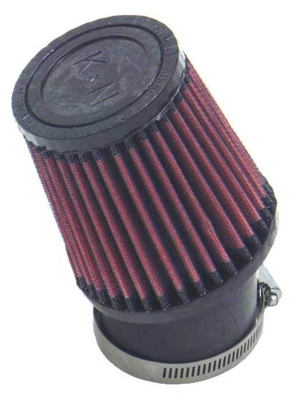 K&N 3.75 Inch OD 2.438 Inch ID 4 inch H Round Tapered Universal Air Filer - Bull Strap