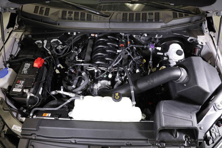 K&N 63 Series AirCharger Performance Intake 15-19 Ford F150 5.0L V8 F/I - Bull Strap