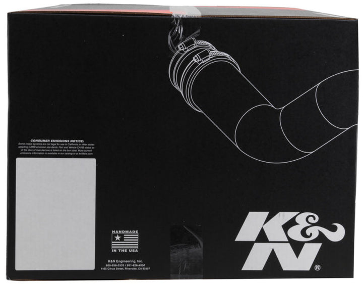 K&N 63 Series AirCharger Performance Intake 15-19 Ford F150 5.0L V8 F/I - Bull Strap
