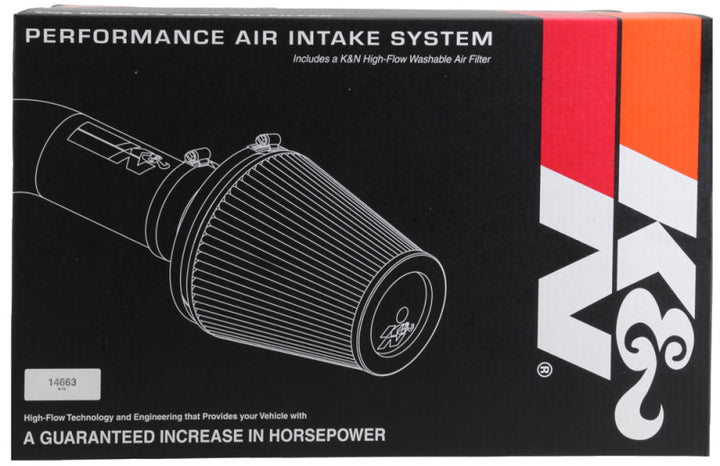 K&N 63 Series AirCharger Performance Intake 15-19 Ford F150 5.0L V8 F/I - Bull Strap