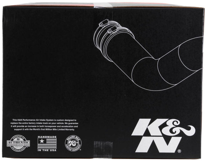 K&N 63 Series AirCharger Performance Intake 15-19 Ford F150 5.0L V8 F/I - Bull Strap