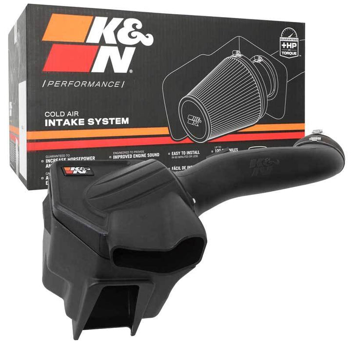 K&N 63 Series AirCharger Performance Intake 20-21 Ford F250 V8-6.7L DSL - Bull Strap