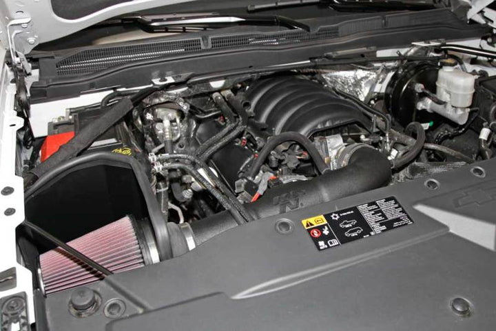 K&N 63 Series AirCharger Performance Intake Kit Chevy/GMC 14-15 Silverado/Sierra 1500 5.3L/6.2L V8 - Bull Strap