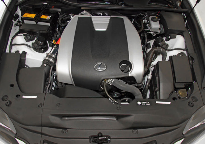 K&N 69 Series Performance Typhoon Intake Kit - Polished for 13-14 Lexus GS350 3.5L V6 - Bull Strap