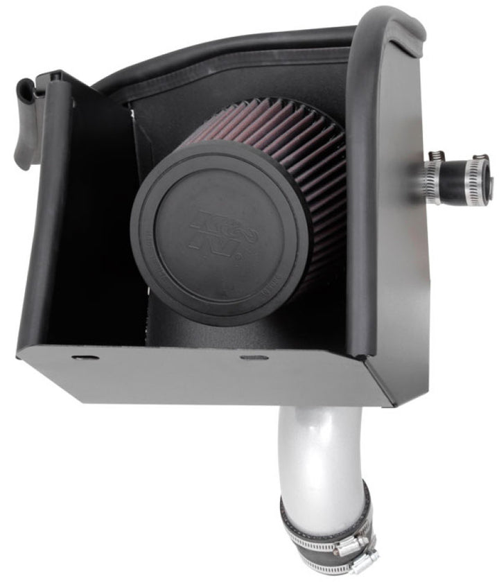 K&N 69 Series Typhoon Performance 13 Chrysler/Dodge 200/Avenger 2.4L Silver Cold Air Intake Kit - Bull Strap