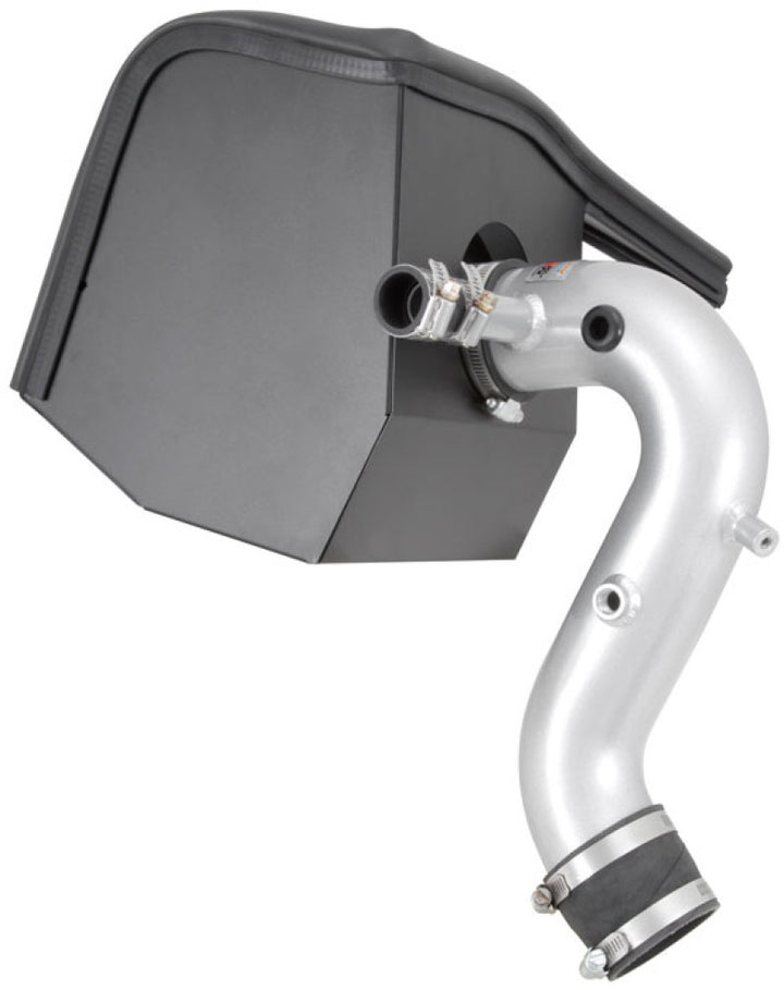 K&N 69 Series Typhoon Performance 13 Chrysler/Dodge 200/Avenger 2.4L Silver Cold Air Intake Kit - Bull Strap