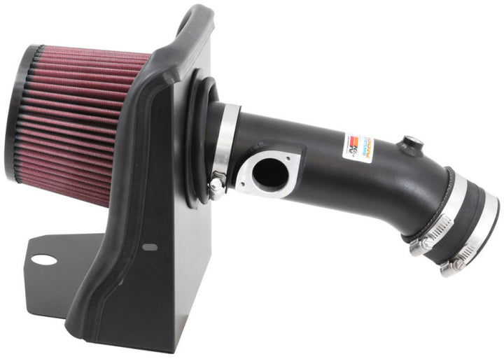 K&N 69 Series Typhoon Performance Intake Kit 13-14 Mazda 3 2.0L L4 - Bull Strap