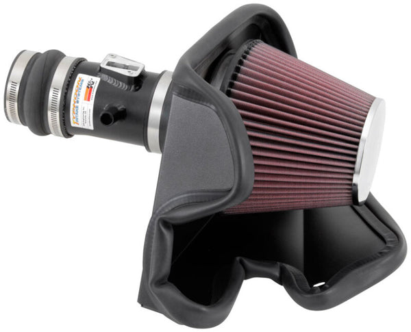 K&N 69 Series Typhoon Performance Intake Kit 13-14 Nissan Altima/Pathfinder 3.5L V6 - Bull Strap