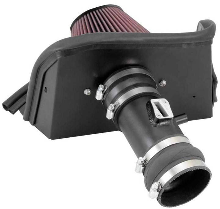 K&N 69 Series Typhoon Performance Intake Kit 13-14 Nissan Altima/Pathfinder 3.5L V6 - Bull Strap