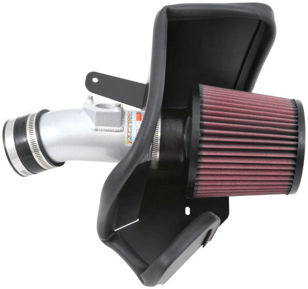 K&N 69 Series Typhoon Performance Intake Kit 2011-13 Mazda 3 L4-2.0L - Bull Strap