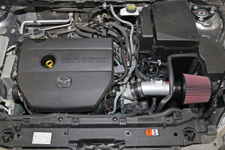 K&N 69 Series Typhoon Performance Intake Kit 2011-13 Mazda 3 L4-2.0L - Bull Strap