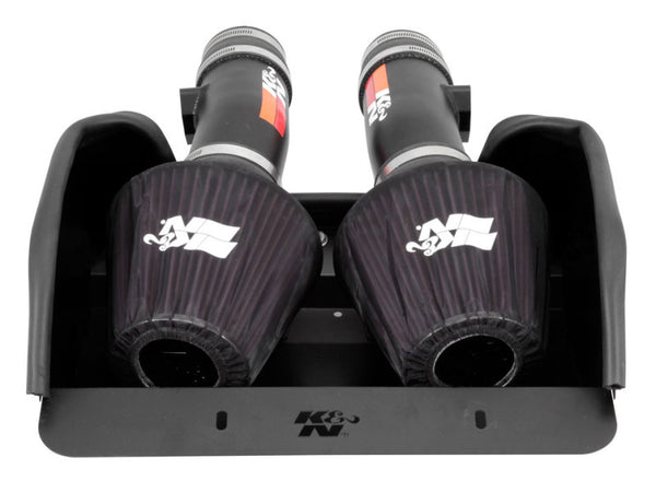 K&N 69 Series Typhoon Performance Intake Kit for 2013 Dodge Viper/SRT Viper 8.4L V10 - Bull Strap