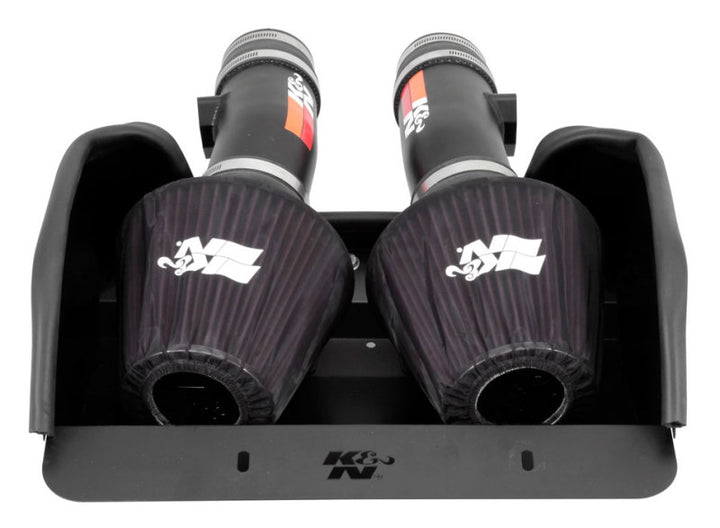 K&N 69 Series Typhoon Performance Intake Kit for 2013 Dodge Viper/SRT Viper 8.4L V10 - Bull Strap