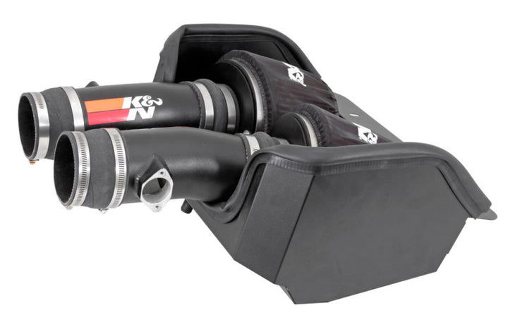 K&N 69 Series Typhoon Performance Intake Kit for 2013 Dodge Viper/SRT Viper 8.4L V10 - Bull Strap