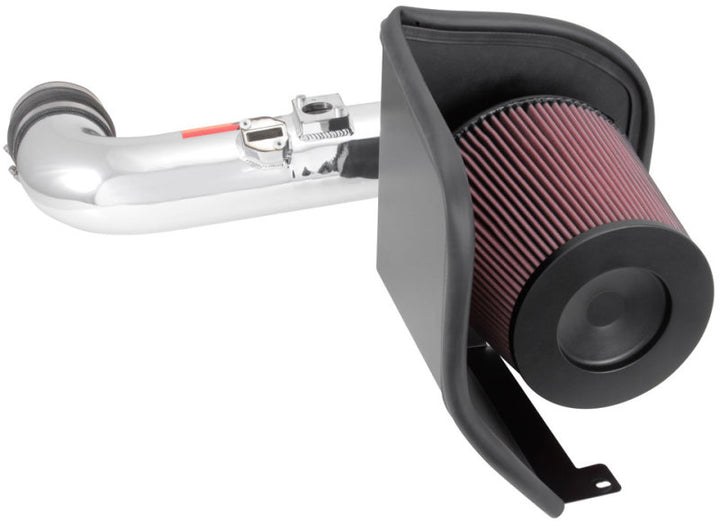 K&N 77 Series Performance Intake Kit for 11-14 Chevrolet Silverado/GMC Sierra 2500/3500 V8 6.6L - Bull Strap