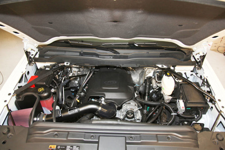 K&N 77 Series Performance Intake Kit for 2015 Chevrolet Silverado/GMC Sierra 2500/3500 6.0L V8 - Bull Strap