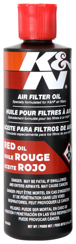 K&N 8 oz. Squeeze Air Filter Oil - Bull Strap