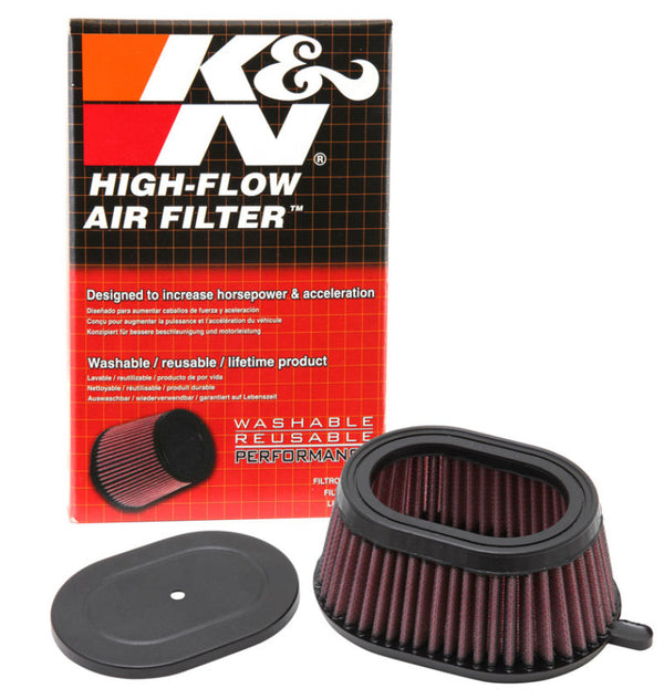 K&N 87-13 Kawasaki KLR650 650 / 93-96 KLX650C 650 Replacement Air Filter - Bull Strap