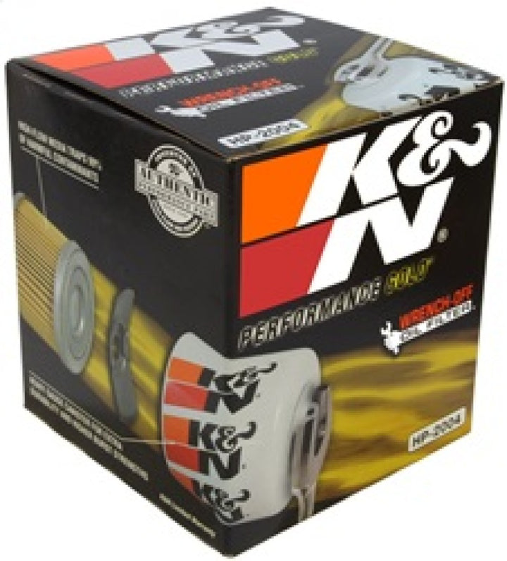 K&N 87-92 Supra Non-Turbo / 99-04 Grand Cherokee 4.0 Performance Gold Oil Filter - Bull Strap
