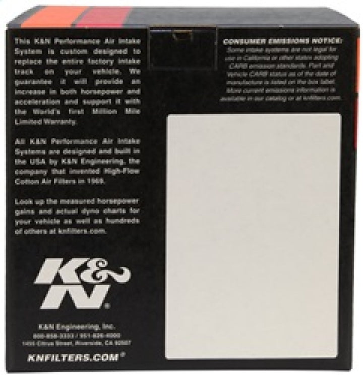 K&N 91-99 Dodge Stealth / Mitsubishi 3000GT V6-3.0L Performance Intake Kit - Bull Strap
