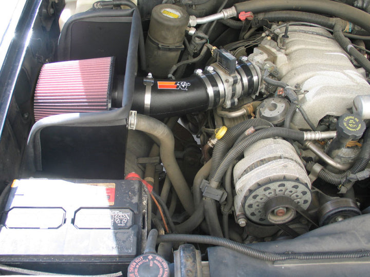 K&N 96-00 Chevy/GMC PickUp V8-7.4L Performance Intake Kit - Bull Strap