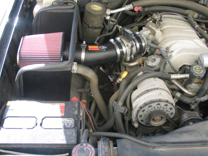 K&N 96-00 Chevy/GMC PickUp V8-7.4L Performance Intake Kit - Bull Strap