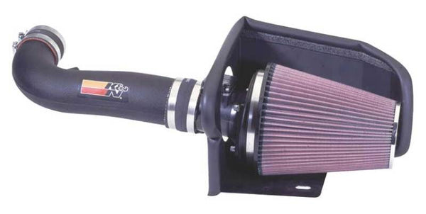 K&N 97-04 Ford F-150 V6-4.2L Performance Intake Kit - Bull Strap