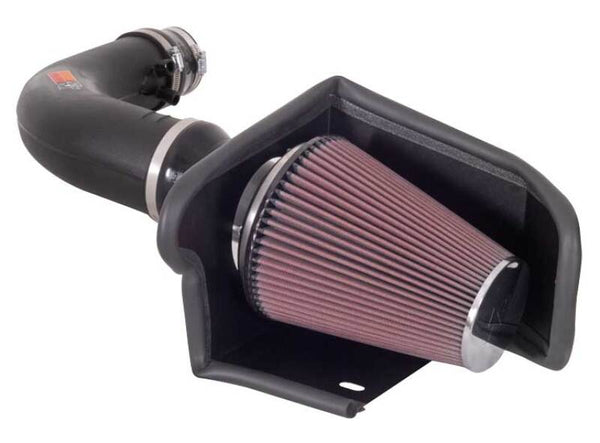 K&N 97-04 Ford F150/Expedition / Lincoln Navigator V8-4.6/5.4L Performance Intake Kit - Bull Strap