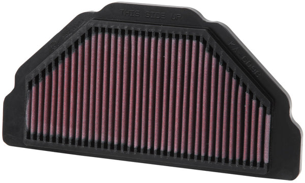 K&N 98-02 Kawasaki ZX6R Ninja/05-08 ZZR600 Air Filter - Bull Strap
