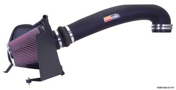 K&N 99-04 Chevy Silverado / GMC Sierra V6-4.3L Performance Intake Kit - Bull Strap