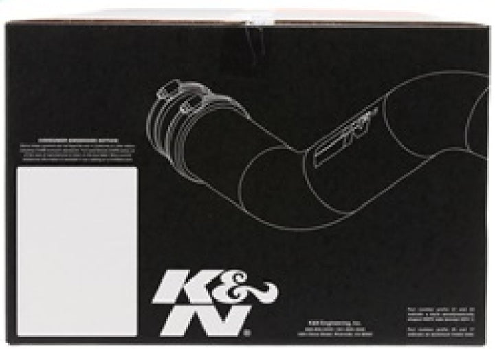 K&N 99-04 Chevy Silverado V8-4.8/5.3L Polished High Flow Performance Kit - Bull Strap