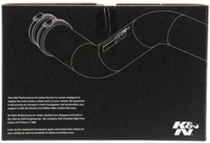 K&N 99-04 Chevy Silverado V8-4.8/5.3L Polished High Flow Performance Kit - Bull Strap