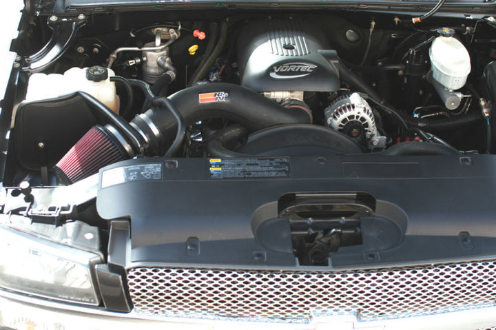 K&N 99-04 Chevy Silverado V8-4.8L/5.3L Performance Intake Kit - Bull Strap