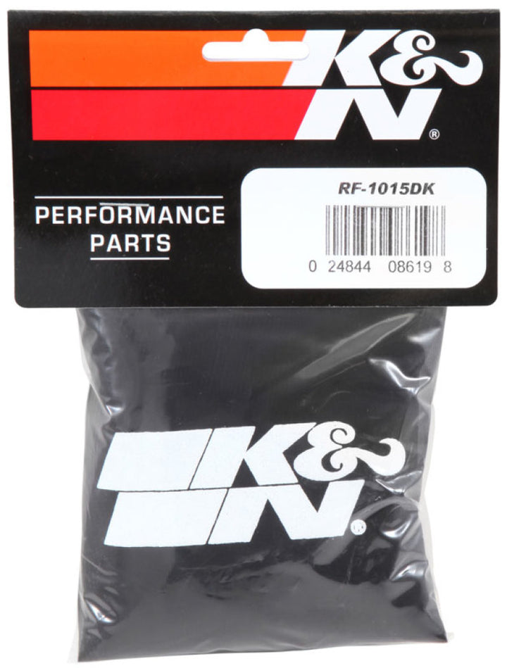 K&N Air Filter Wrap Drycharger - Black - Bull Strap