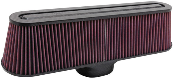 K&N Air Filter with Carbon Fiber Top and Base - Bull Strap