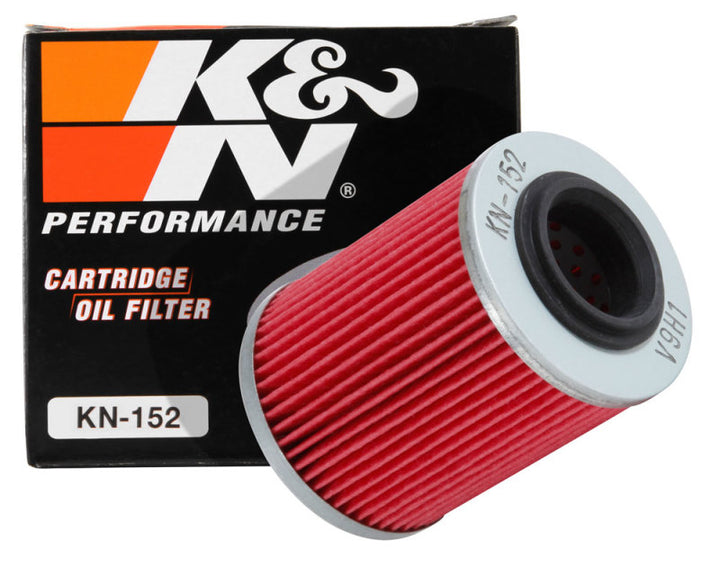 K&N Aprilia / Bombardier / Can-Am / Ski Doo 2.219in OD x 2.969in H Oil Filter - Bull Strap