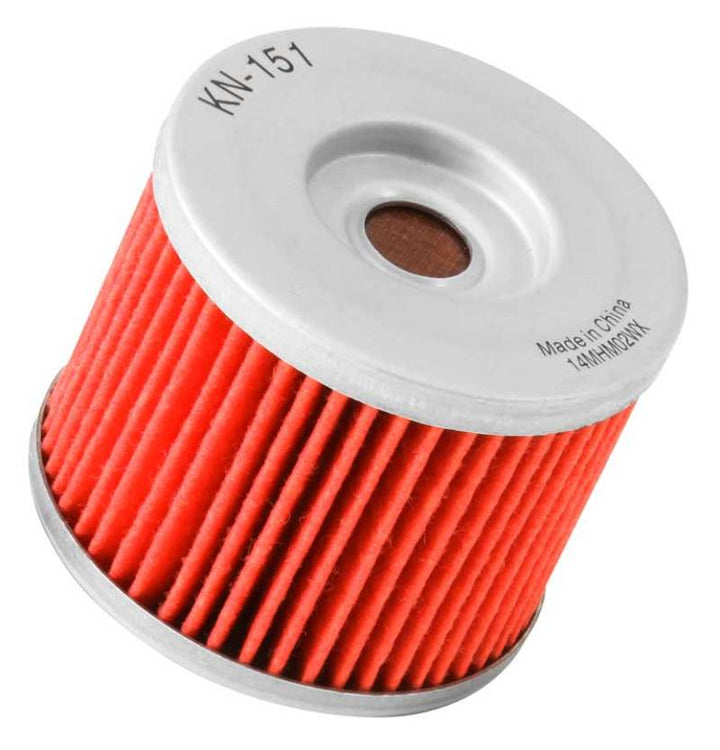 K&N Aprilia / MZ / BMW / MUZ 2.219in OD x 2.063in H Oil Filter - Bull Strap