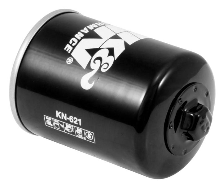 K&N Arctic Cat 2.688in OD x 3.344in H Oil Filter - Bull Strap