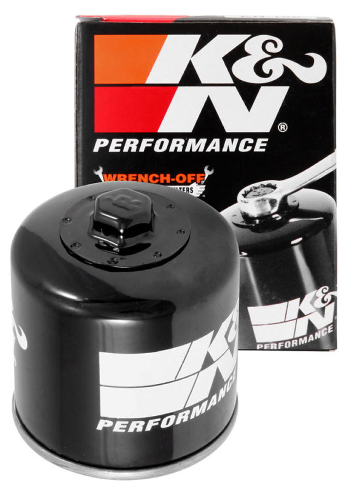 K&N Buell 2.563in OD x 2.969in H Oil Filter - Bull Strap