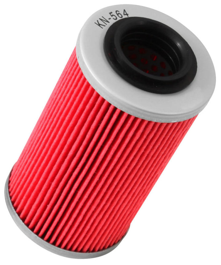 K&N Can/AM Spyder RT 998/ Buell 1125R -2.2219in OD x 0.969in ID x 3.813in H Oil Filter - Bull Strap