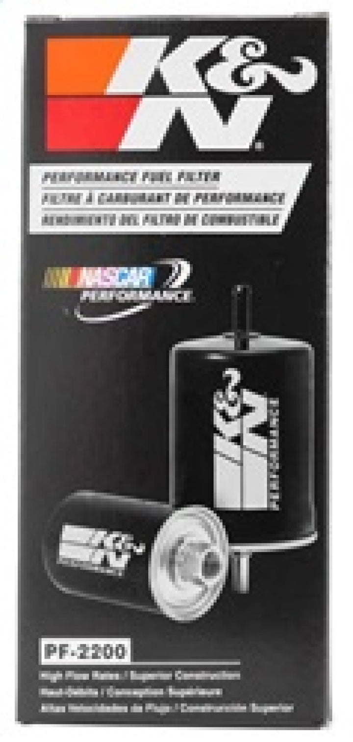 K&N Cellulose Media Fuel Filter 3in OD x 5.625in L - Bull Strap