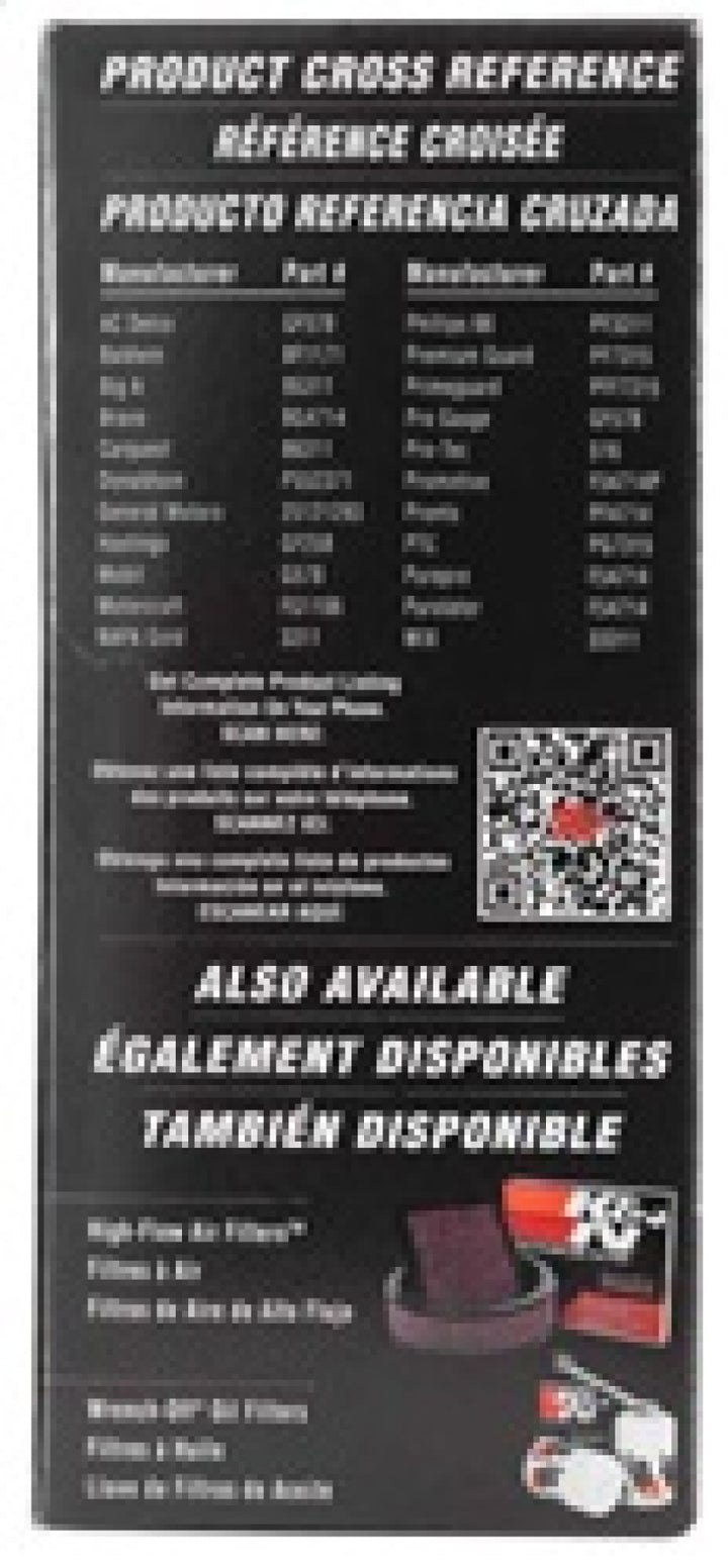 K&N Cellulose Media Fuel Filter 3in OD x 5.625in L - Bull Strap