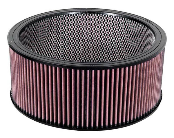 K&N Custom Air Filter 14in OD / 12in ID / 6in Height - Bull Strap