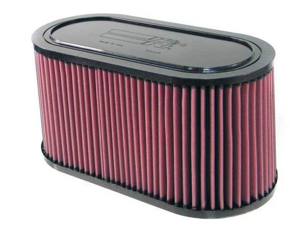 K&N Custom Air Filter Cotton Gauze 13 1/2in x 6 9/16in B / 13in x 6 1/6in T / 7in H - Bull Strap