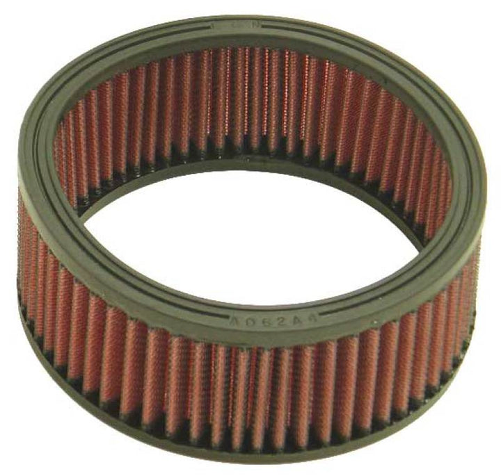 K&N Custom Air Filter Round 5.25 inch ID 6.25 inch OD 2.5 inch Height - Bull Strap